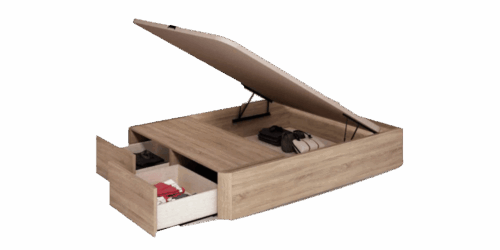 Canapé madera con cajones