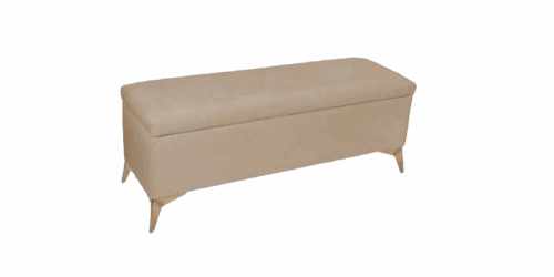 Pie cama pata metalica 13cm Aura
