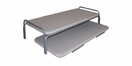 Somier con patas Canguro tapizado 3D